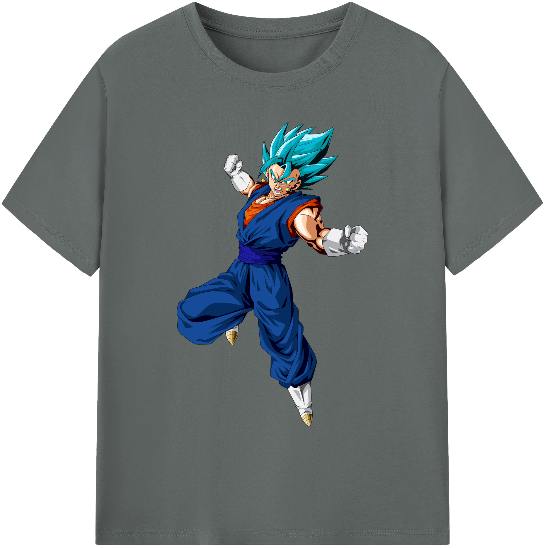 （画像用） ドラゴンボール ベジット DRAGON BALL Vegetto 綿100％ メンズ半袖Tシャツ｜肌触りやわらか＆通気性